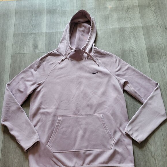 Nike Womens Lilac Pullover Hoodie Sweatshirt M Drawstring Hood - Picture 4 of 6